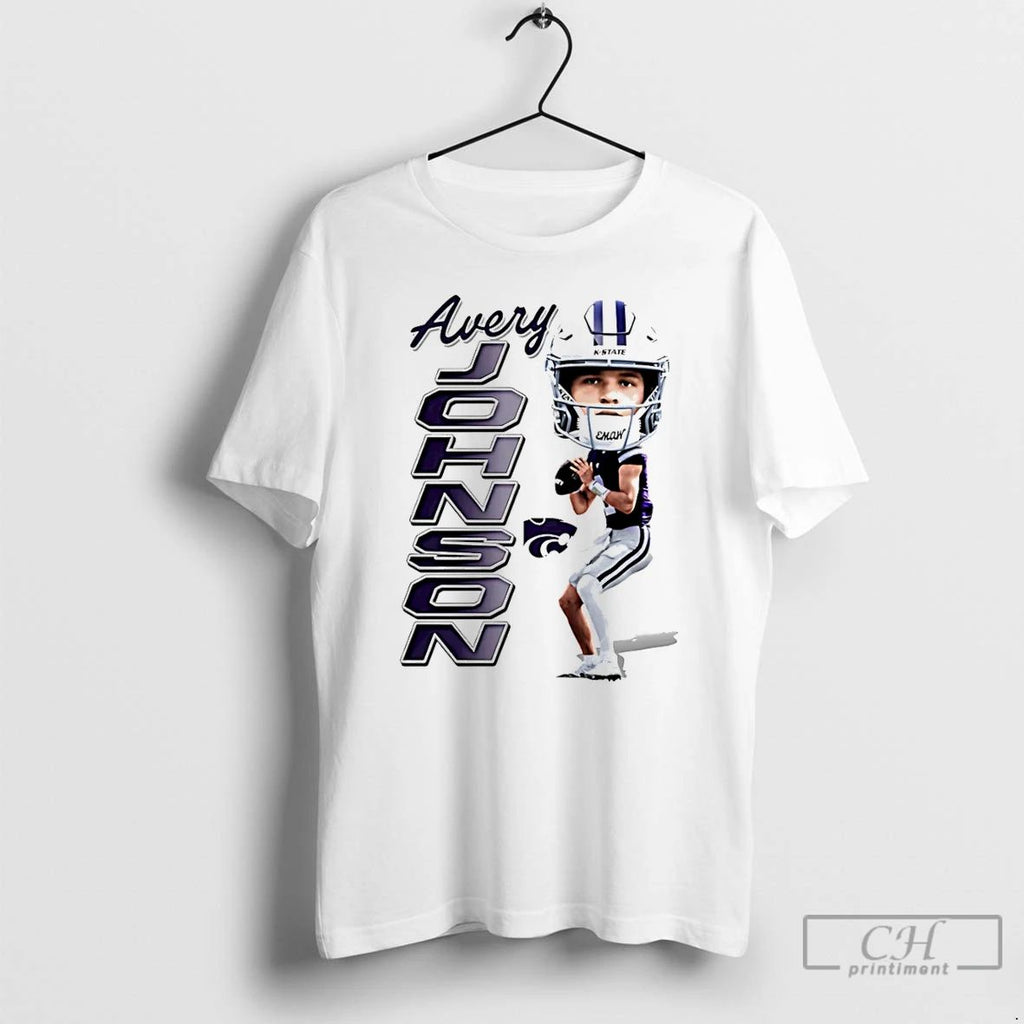 Premium Avery Johnson Kansas State Wildcats Caricature T Shirts