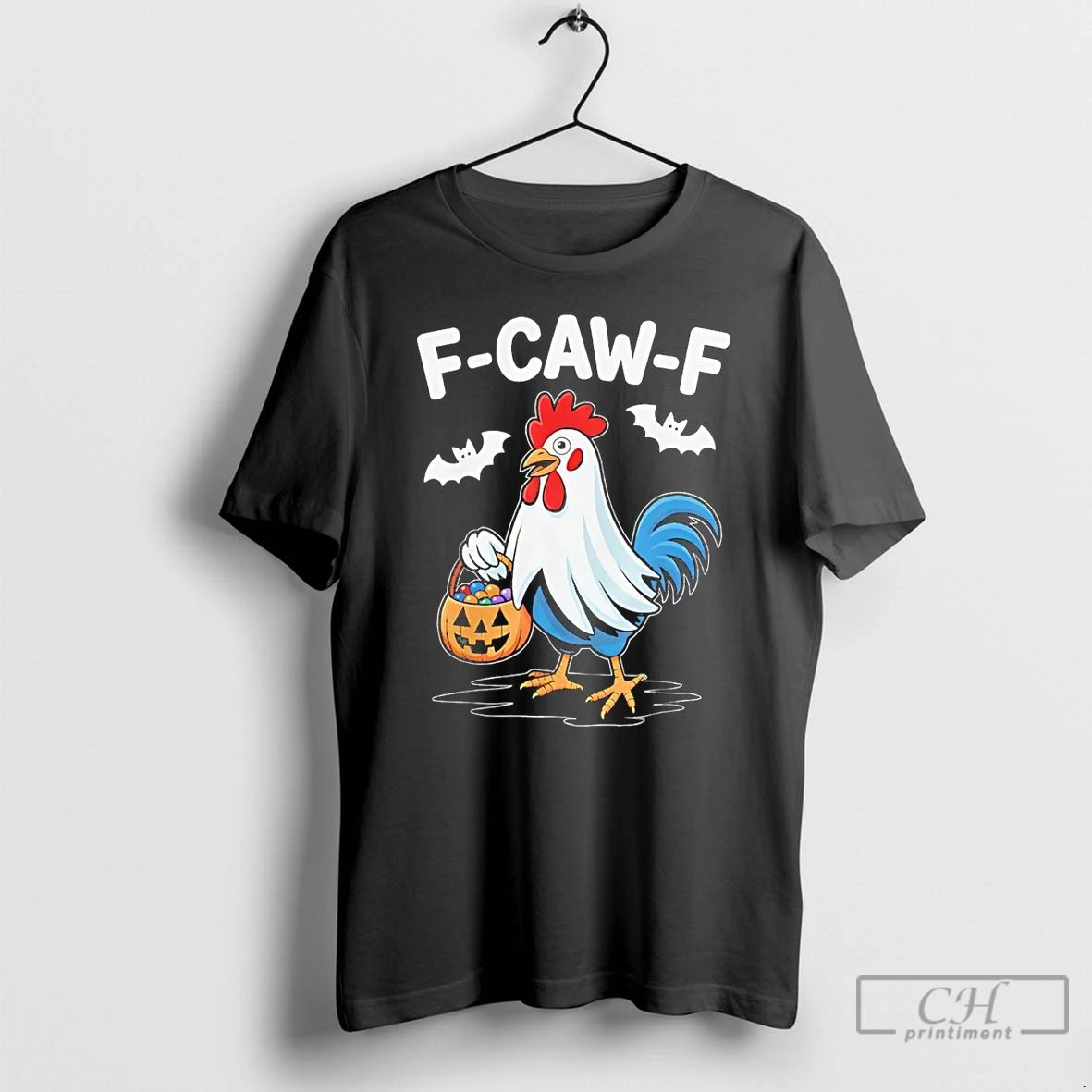 Premium F Caw F Rooster Trick Or Treat Halloween T Shirts
