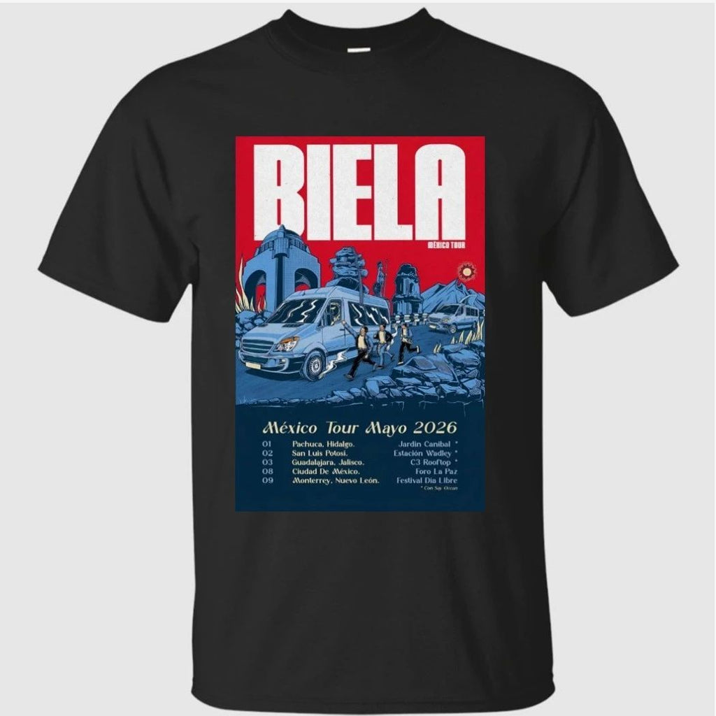 Biela Tour Mexico Mayo 2026 Poster Shirt