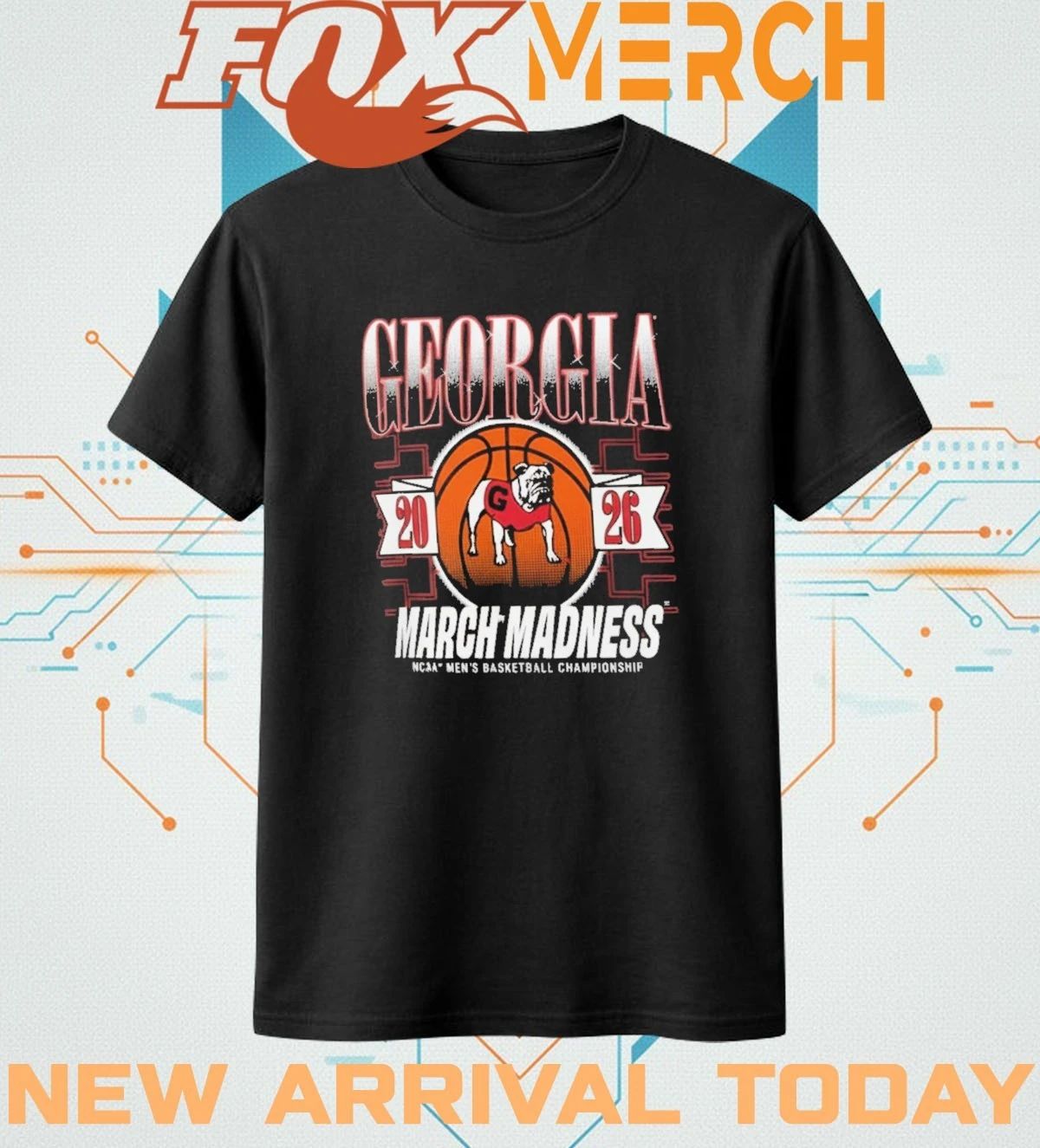 Georgia Bulldogs 2026 March Madness NCAA men’s basketball Championship t-shirt