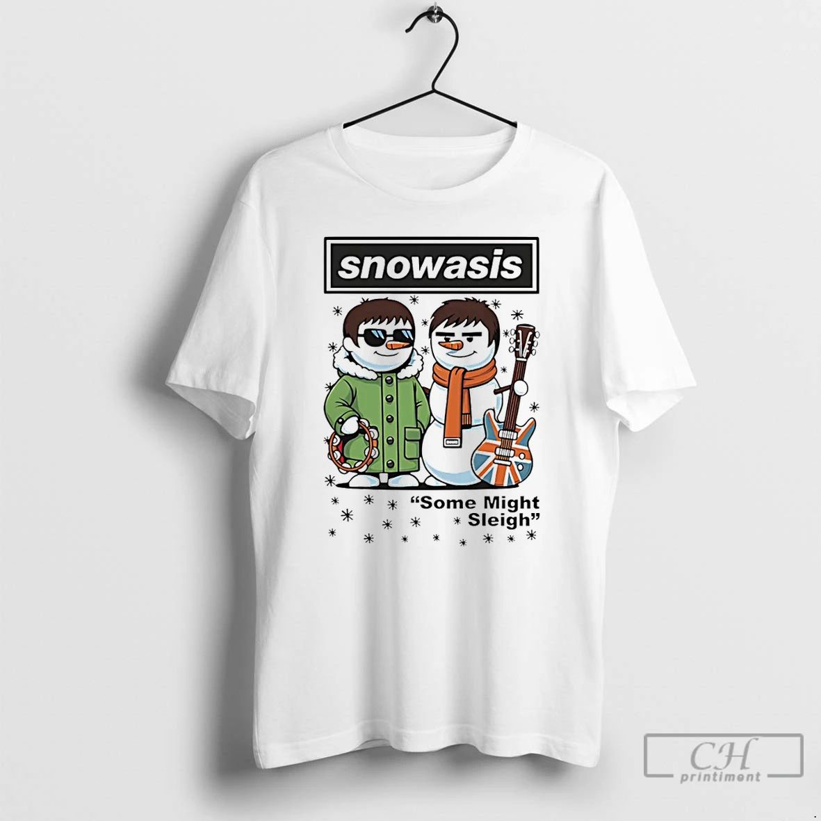 Premium Oasis Snowasis Some Might Sleigh Christmas T Shirts