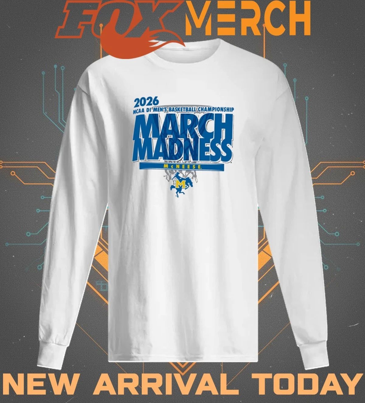 Mcneese State Cowboys 2026 NCAA DI Men’s Basketball Championship March Madness t-shirt