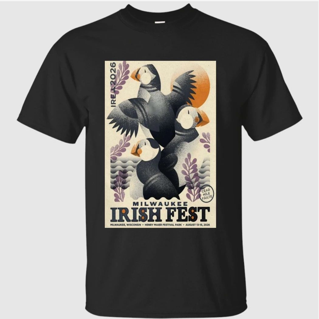 Milwaukee Irish Fest Milwaukee WI 8-16-2026 Poster Shirt