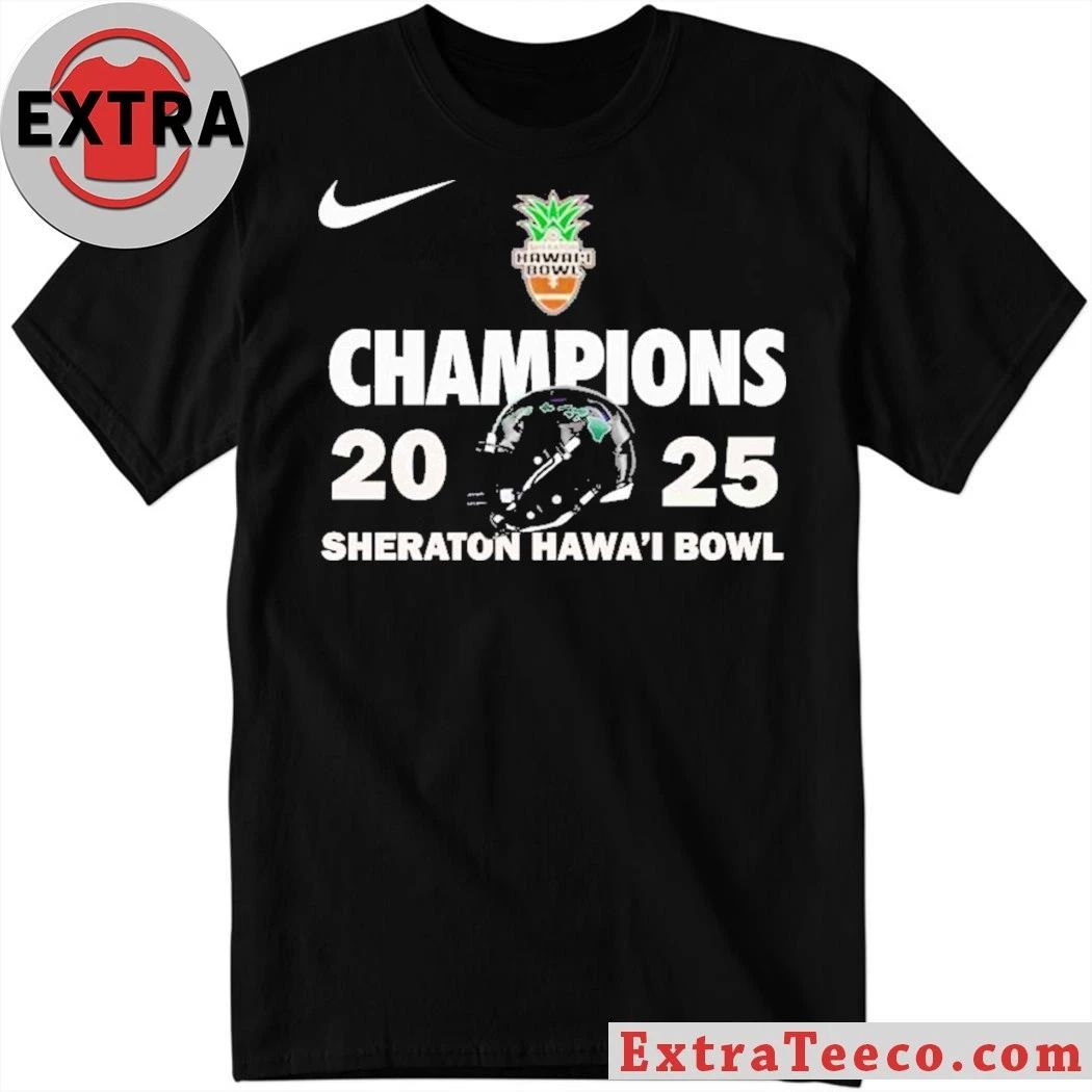 The Hawaii Rainbow Warriors won the Sheraton Hawaiʻi Bowl 2025 with a score of 35-31 on December 24, 2025 Shirt