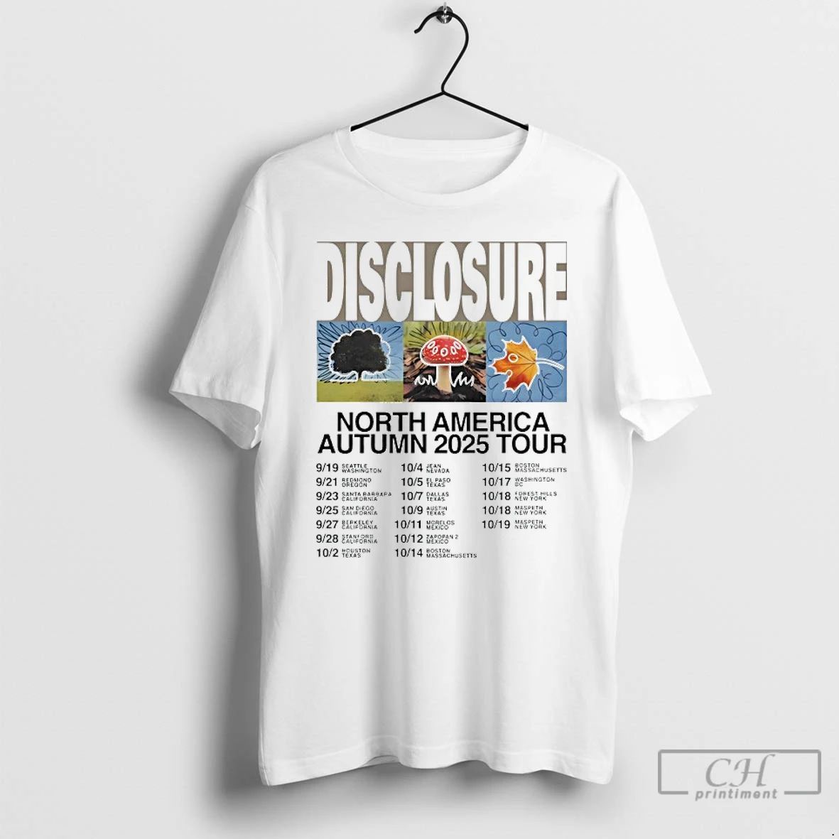 Premium Disclosure North America Autumn Tour 2025 T Shirts