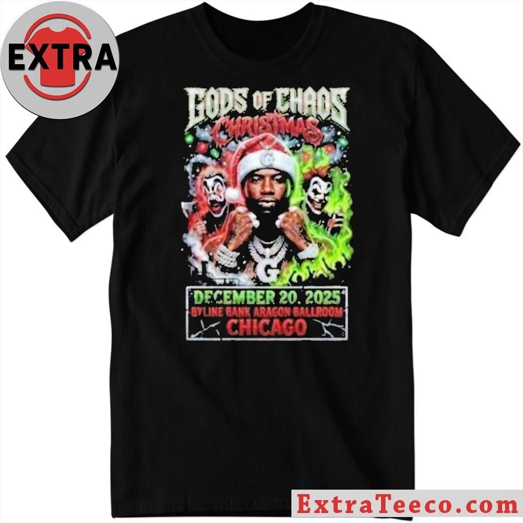 Original Gods of Chaos Christmas on December 20, 2025 at the Byline Bank Aragon Ballroom in Chicago, United States Shirt