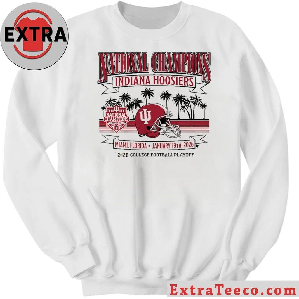 Indiana Football 2025 CFP National Champions Local Helmet Shirt