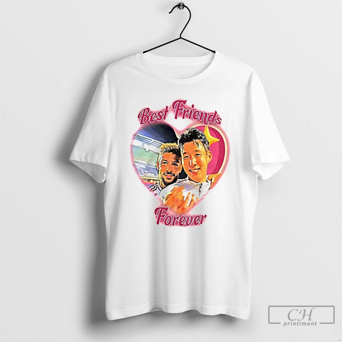 Premium Denis Bouanga And Son Heung Min Best Friends Forever Love T Shirts