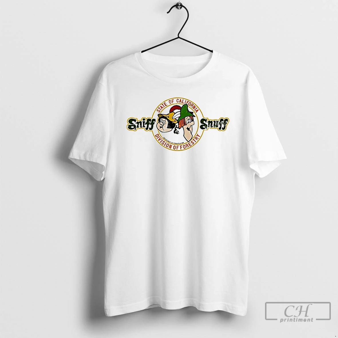 Premium Sniff And Snuff State Of California Division Of Forestry T Shirts