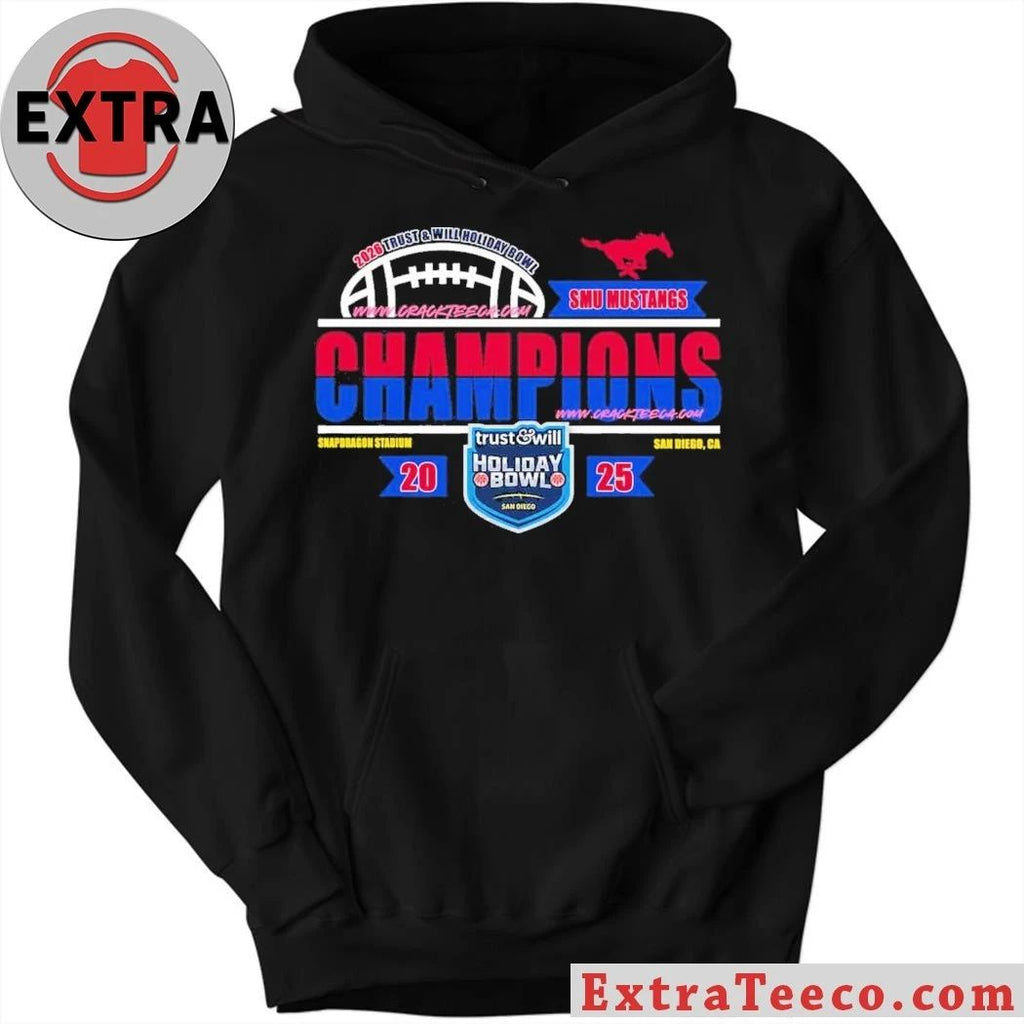Celebrating the SMU Mustangs’ championship victory at the 2026 Trust & Will Holiday Bowl, Snapdragon Stadium, San Diego, CA Shirt