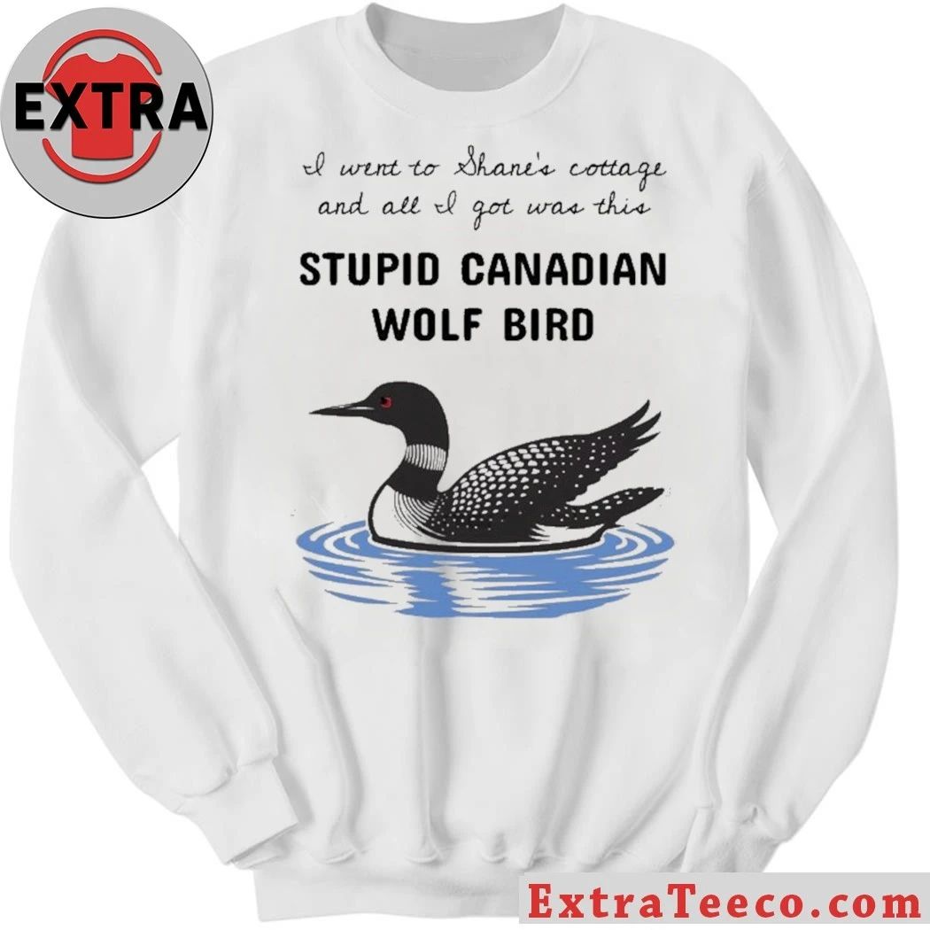 Heated Rivalry Stupid Canadian Wolf Bird Common Loon in the province of Ontario and state bird of Minnesota Shirt