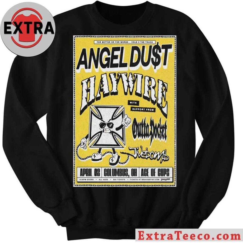 Angel Du$t April 2 2026 At Ace Of Cups Show Poster Shirt