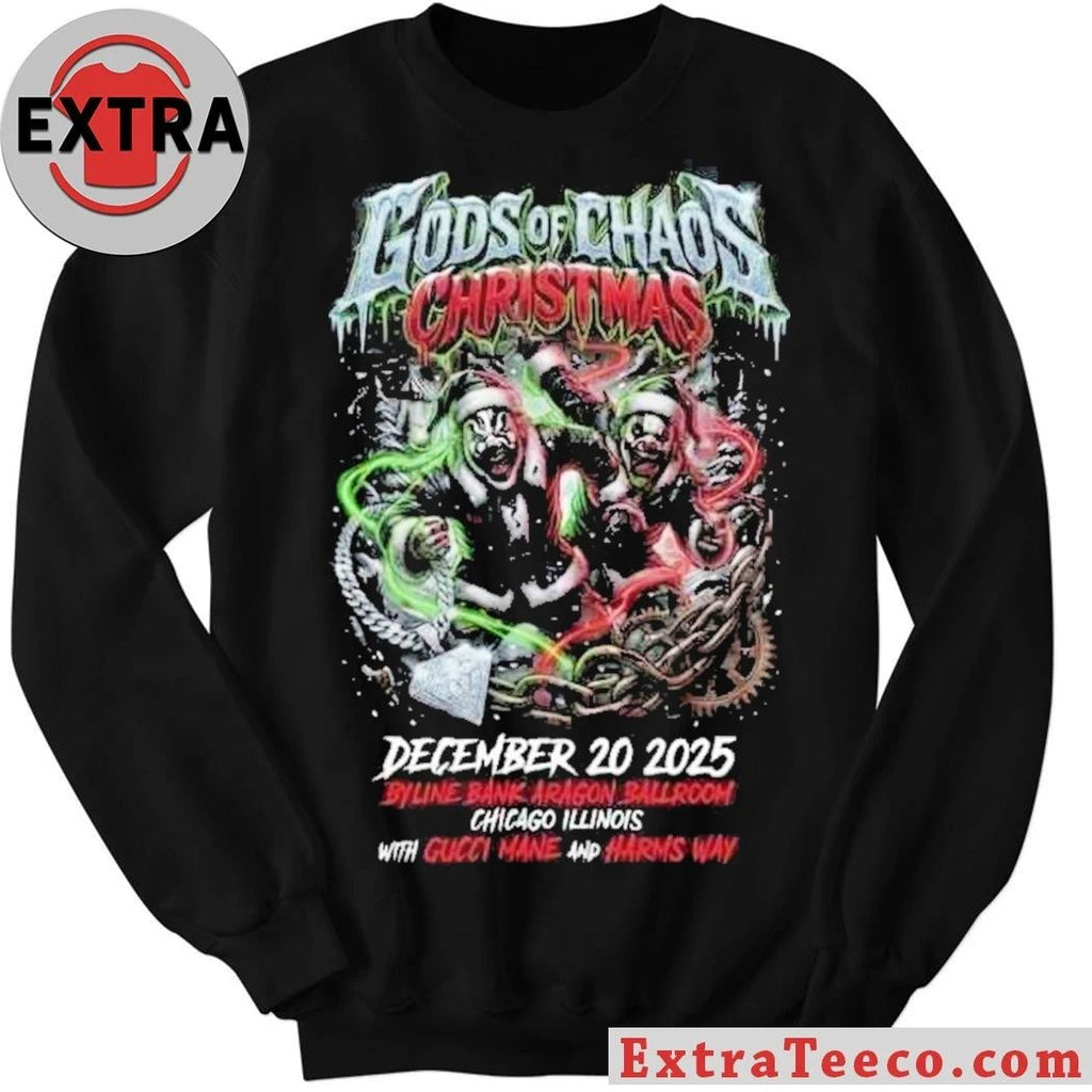 Gods of Chaos Christmas Byline Bank Aragon Ballroom, Chicago, Illinois, December 20, 2025 Shirt