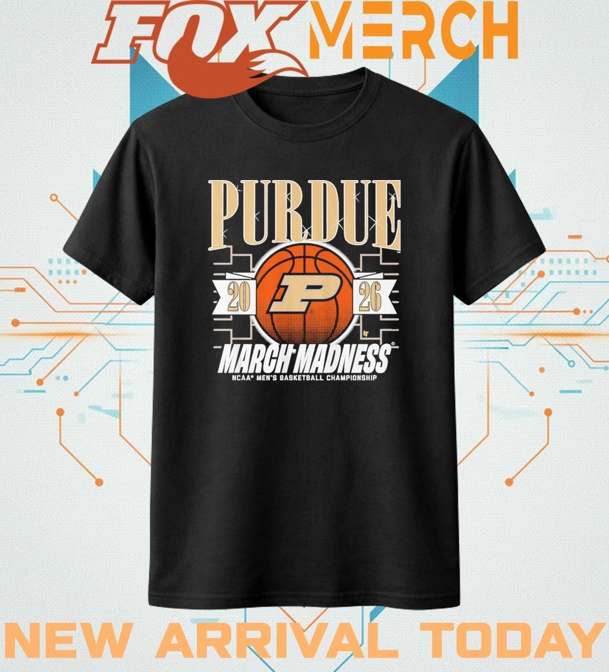 Purdue Boilermakers Men’s Basketball 2026 March Madness t-shirt