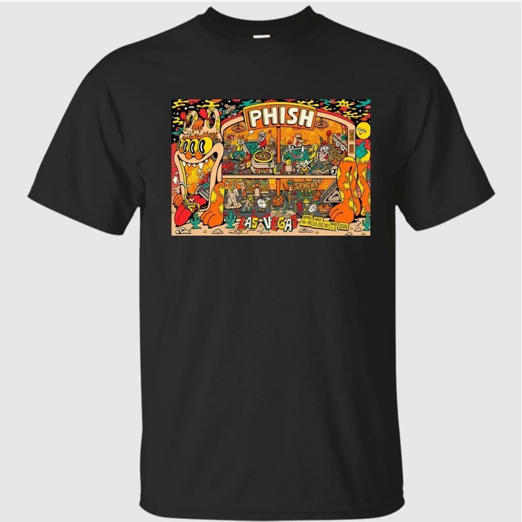 Phish Tour Apr May 2026 Sphere Las Vegas Poster Shirt
