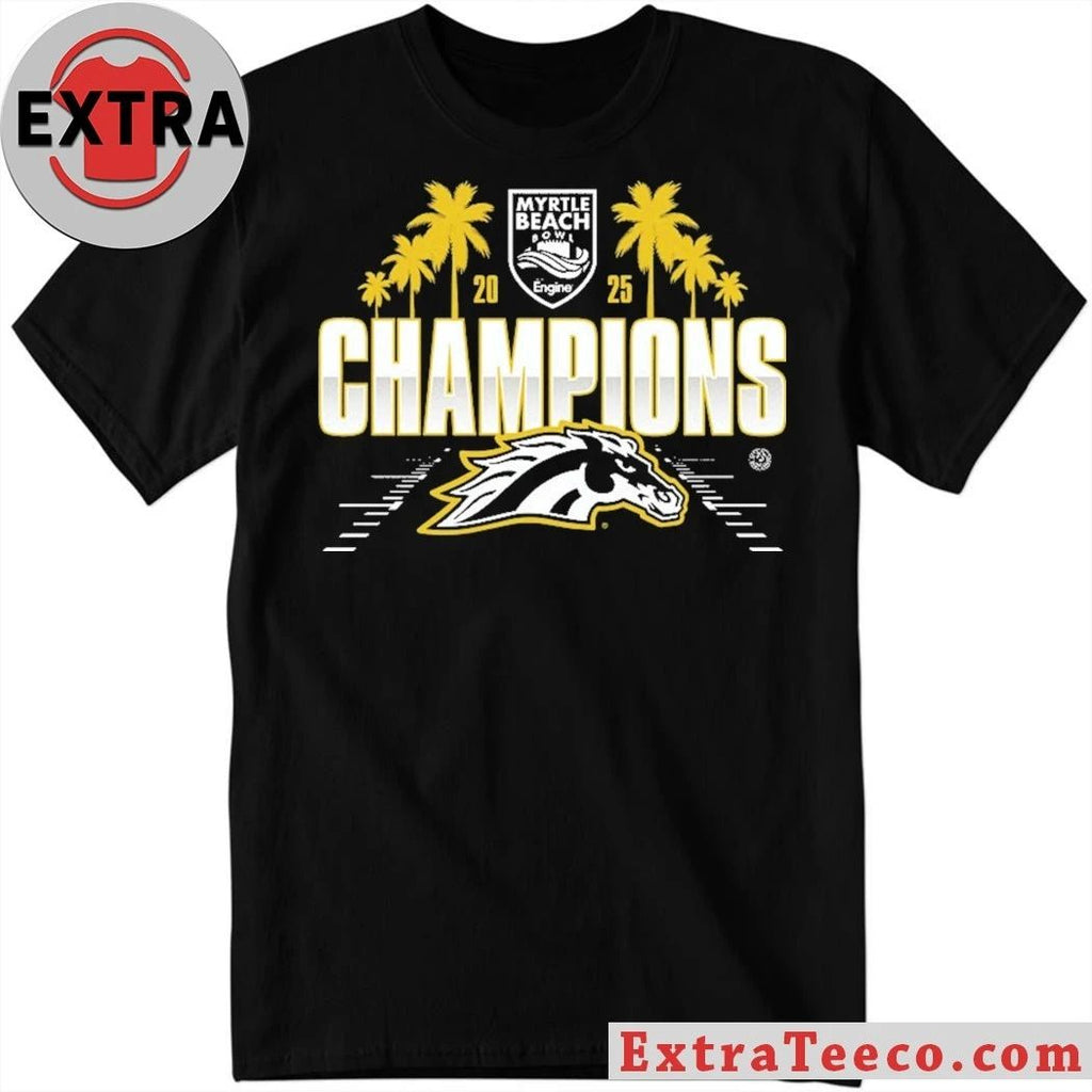 Western Michigan Broncos 2025 NCAA Football Myrtle Beach Bowl Champions Shirt