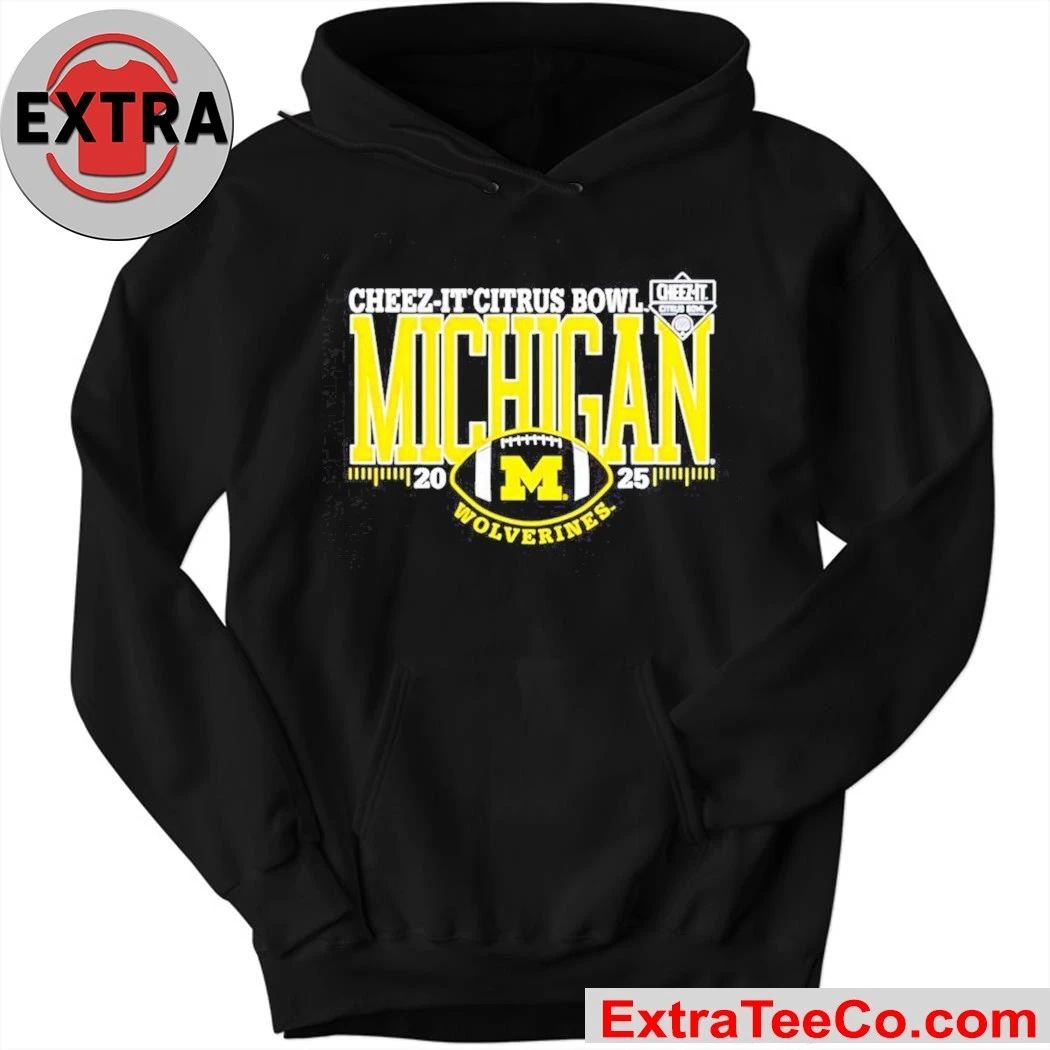 Cheez-It Citrus Bowl Michigan Wolverines 2025 Logo Shirt