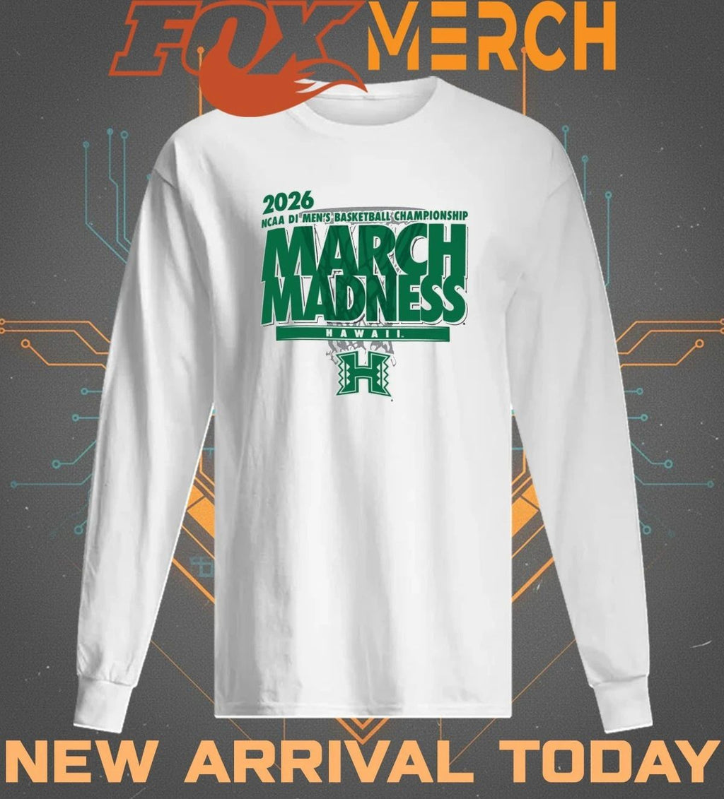 Hawaii Rainbow 2026 NCAA DI Men’s Basketball Championship March Madness t-shirt