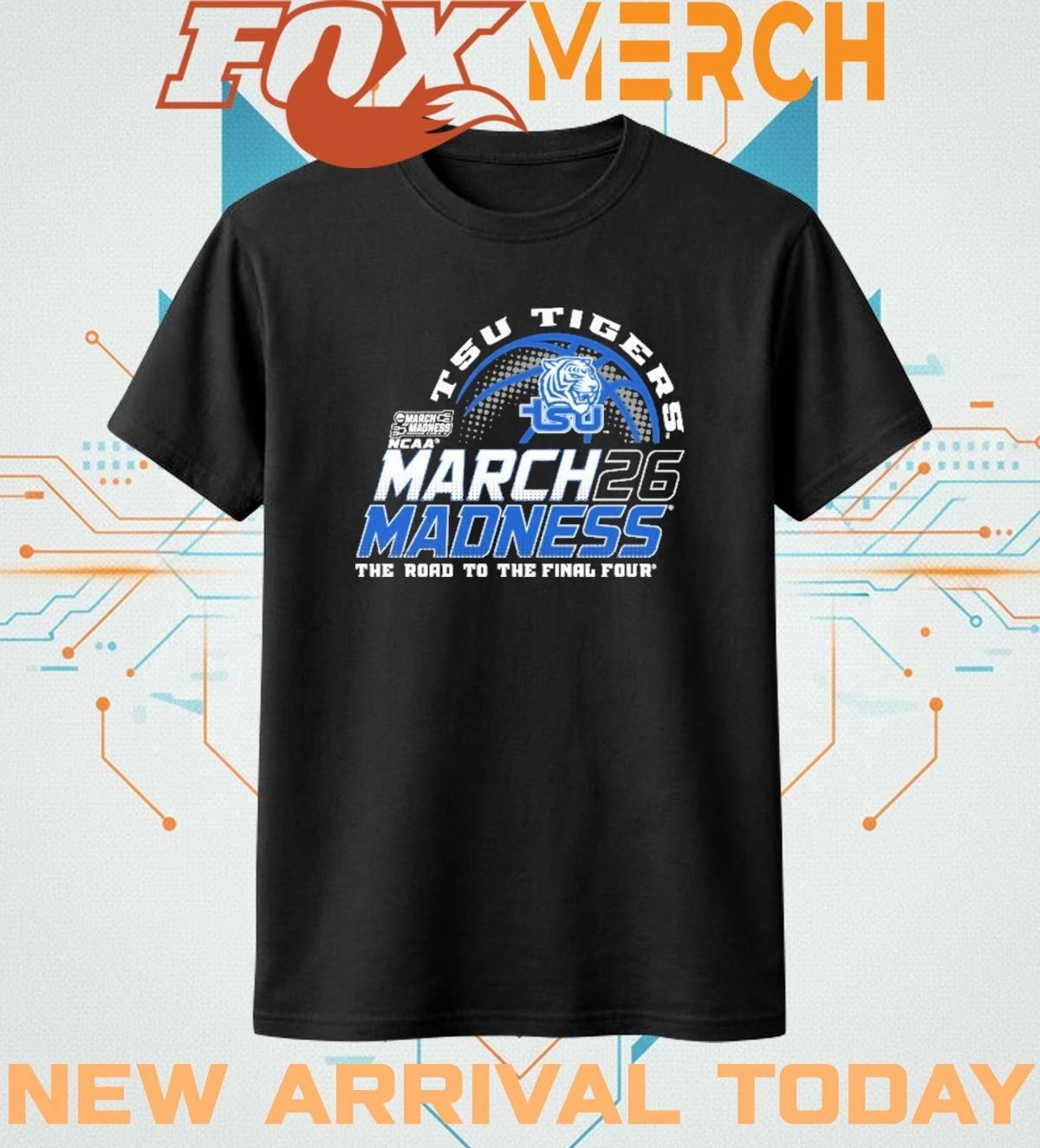 Tennessee State University Men’s Basketball 2026 March Madness Bound t-shirt