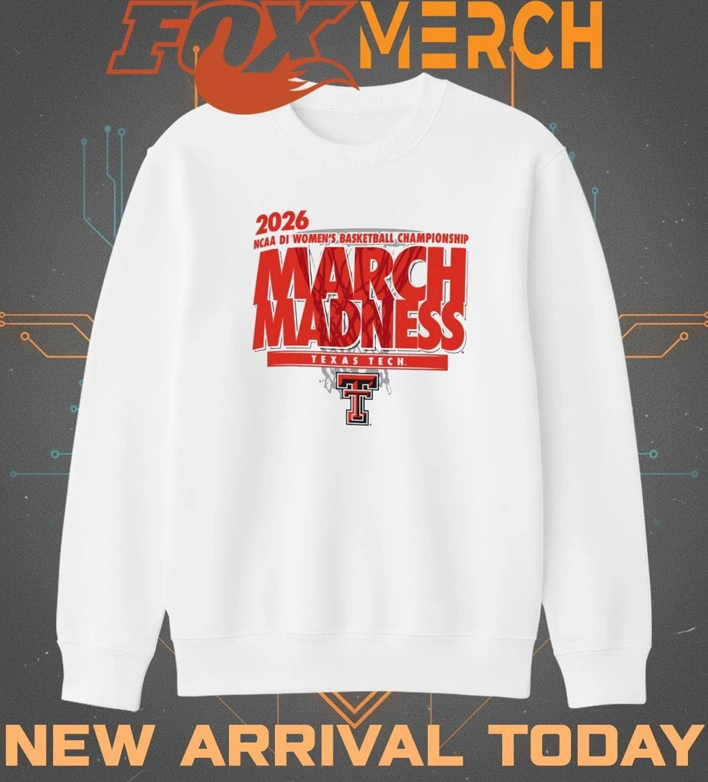 Texas Tech Red Raiders 2026 NCAA DI Women’s Basketball Championship March Madness shirt