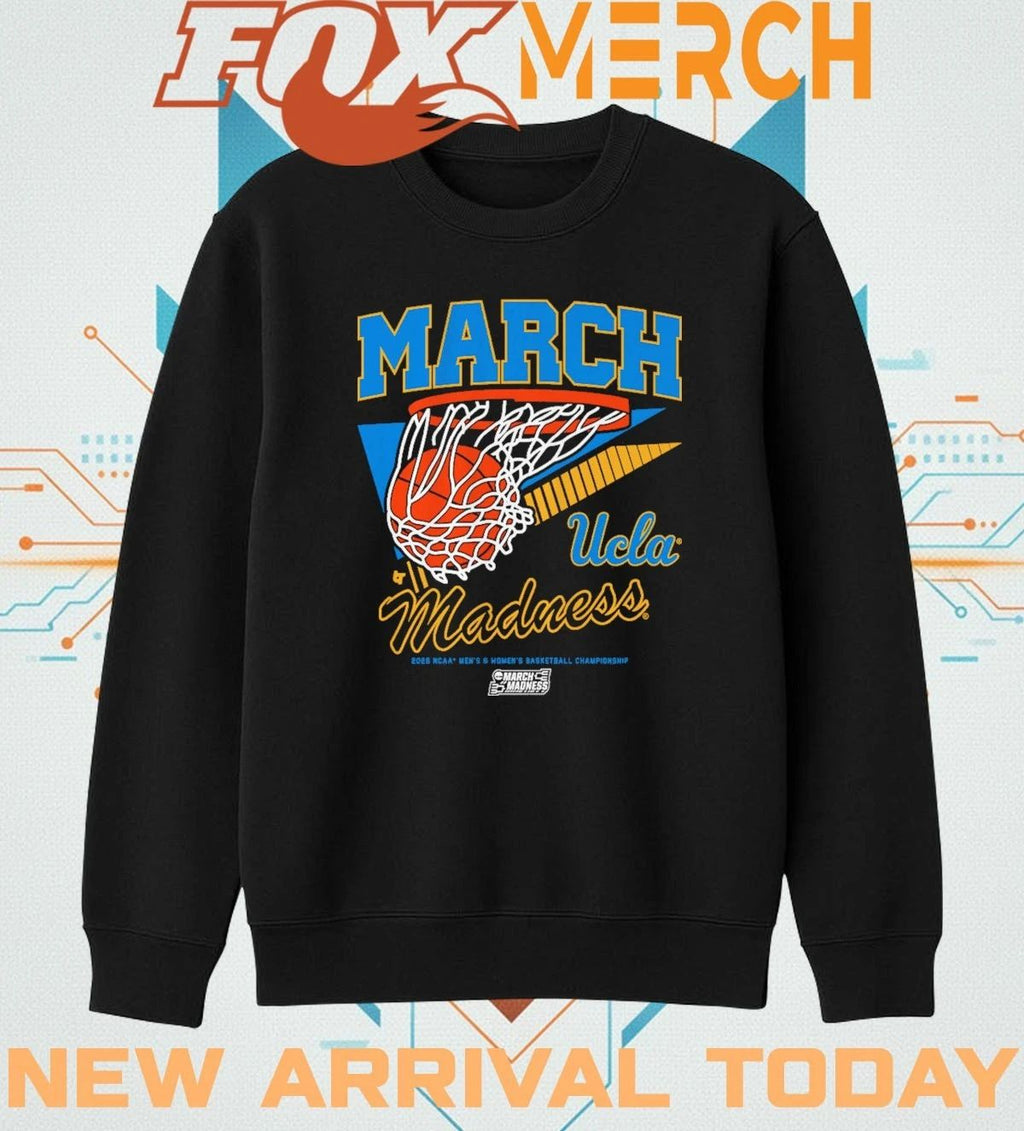 UCLA Bruins MBB & WBB 2026 March Madness Retro Swish t-shirt