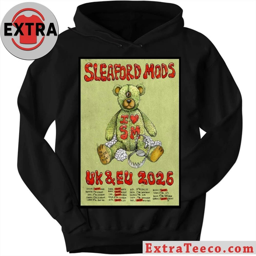 Sleaford Mods UK-EU 2026 Tour Poster T-Shirt