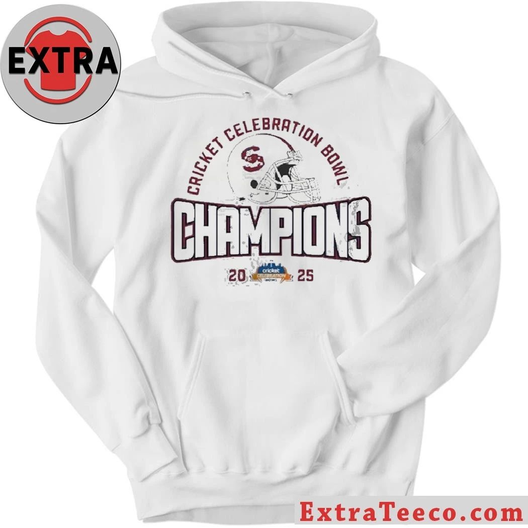 South Carolina State Bulldogs 2025 Cricket Celebration Bowl Champions Helmet And Logo Shirt