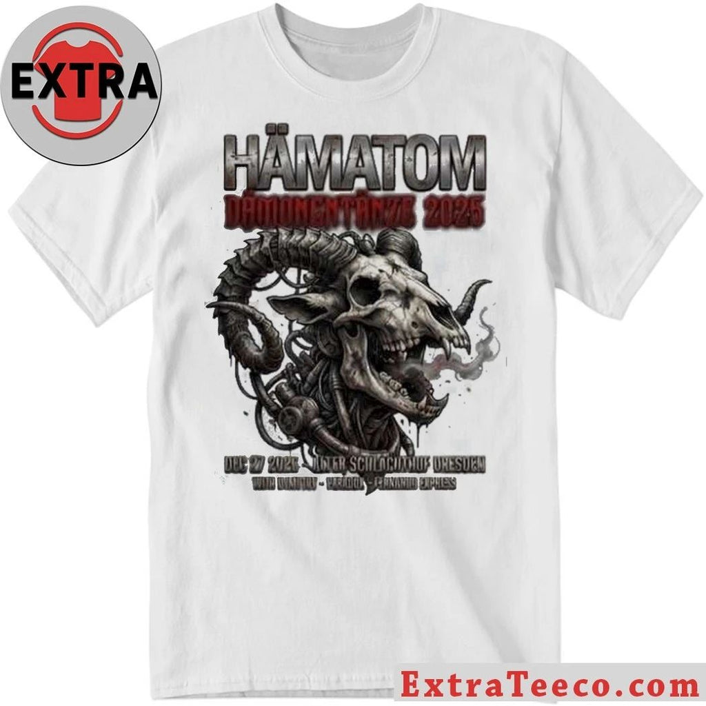 Hämatom’s Dämonentanze tour will take place in December 2025 in German cities such as Dresden, Kiel, and Cologne Shirt
