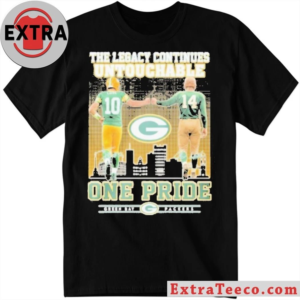 Green Bay Packers The Legacy Continues Untouchable One Pride Logo Shirt