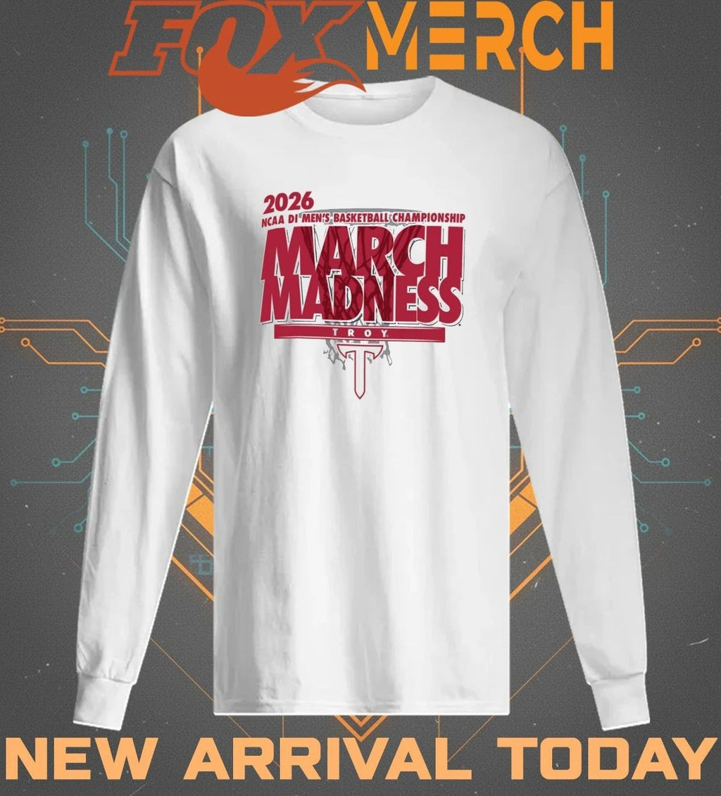 Troy Trojans 2026 NCAA DI Men’s Basketball Championship March Madness shirt