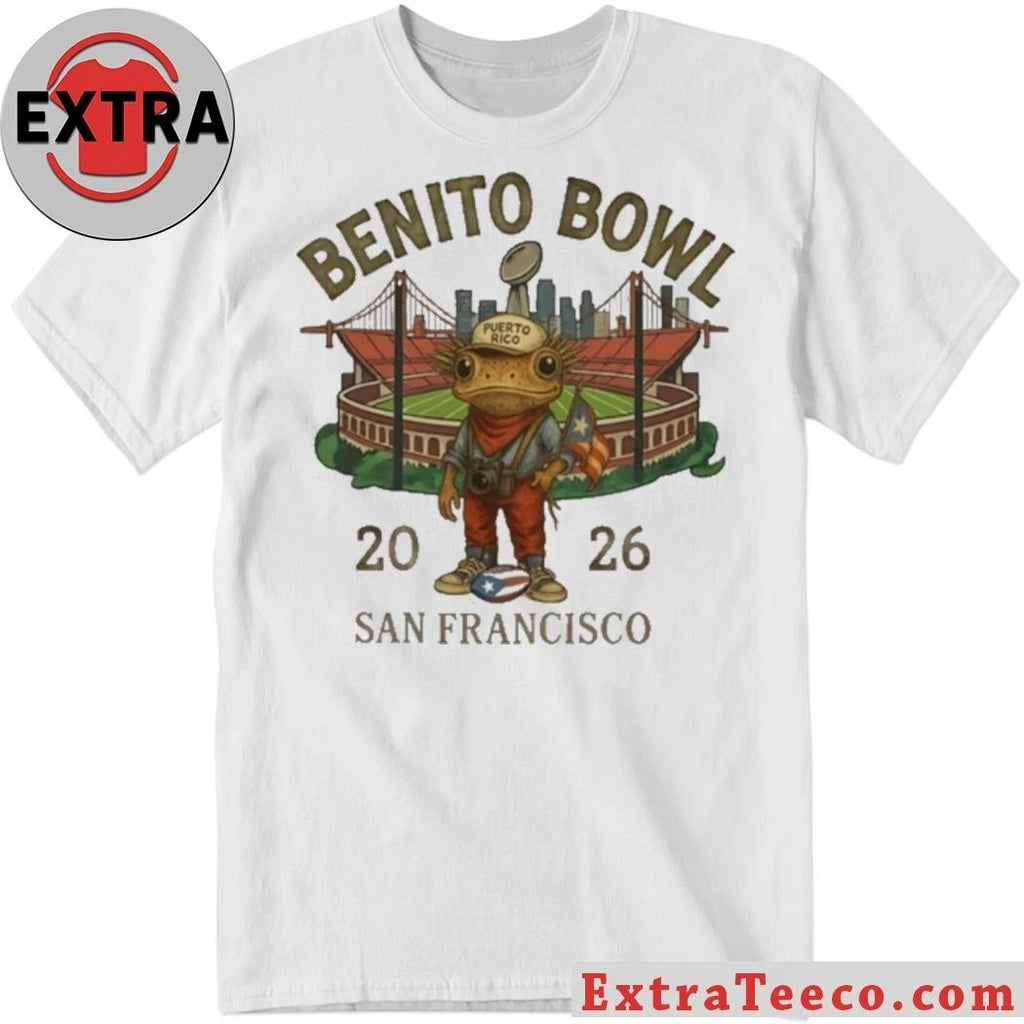 Benito Bowl Puerto Rico Coqui Frog San Francisco Shirt