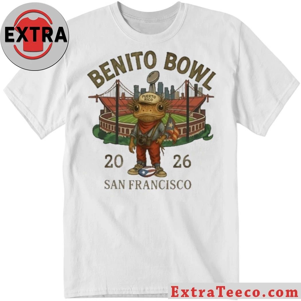 Benito Bowl Puerto Rico Coqui Frog San Francisco Shirt