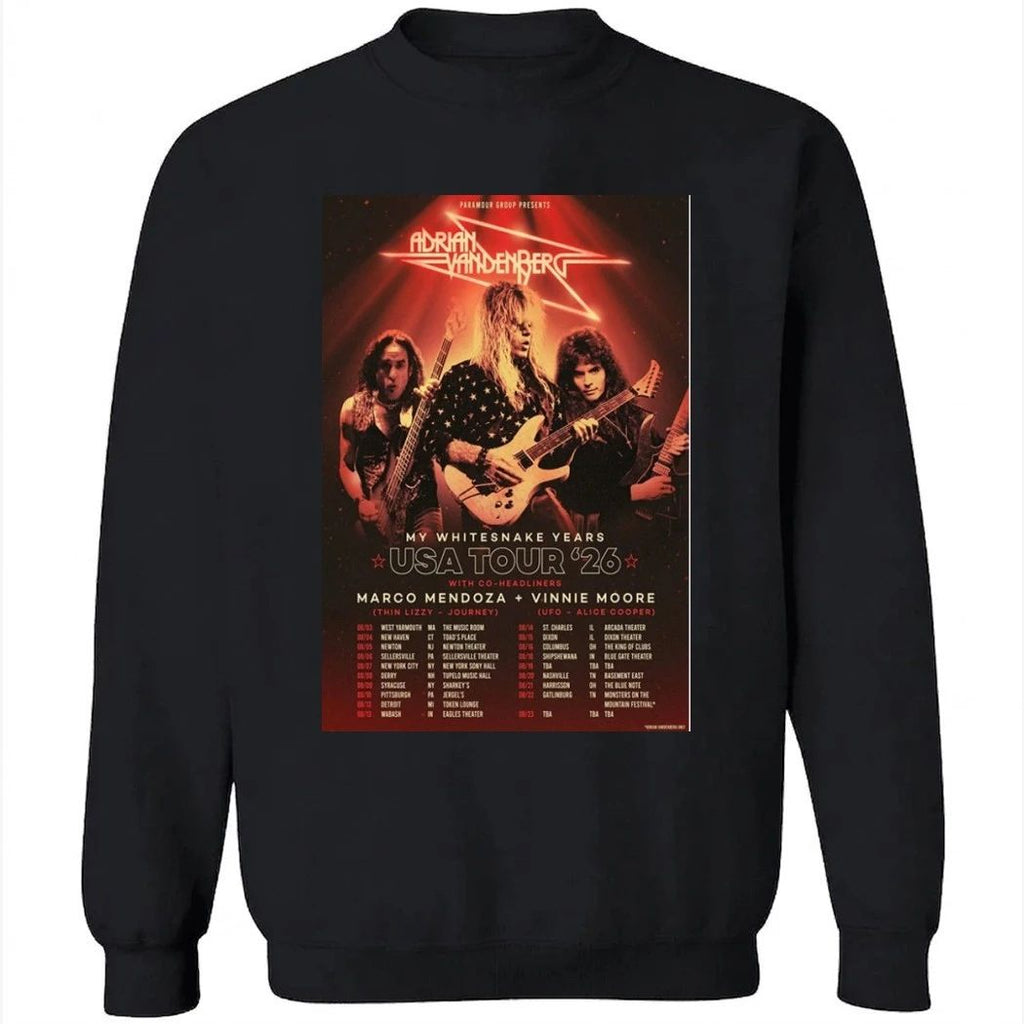 Adrian Vandenberg US Tour 2026 Poster Shirt