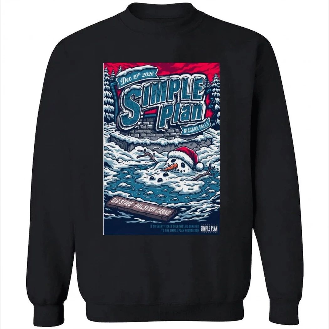 Simple Plan 12-19-2026 Niagara Falls ON Poster Shirt