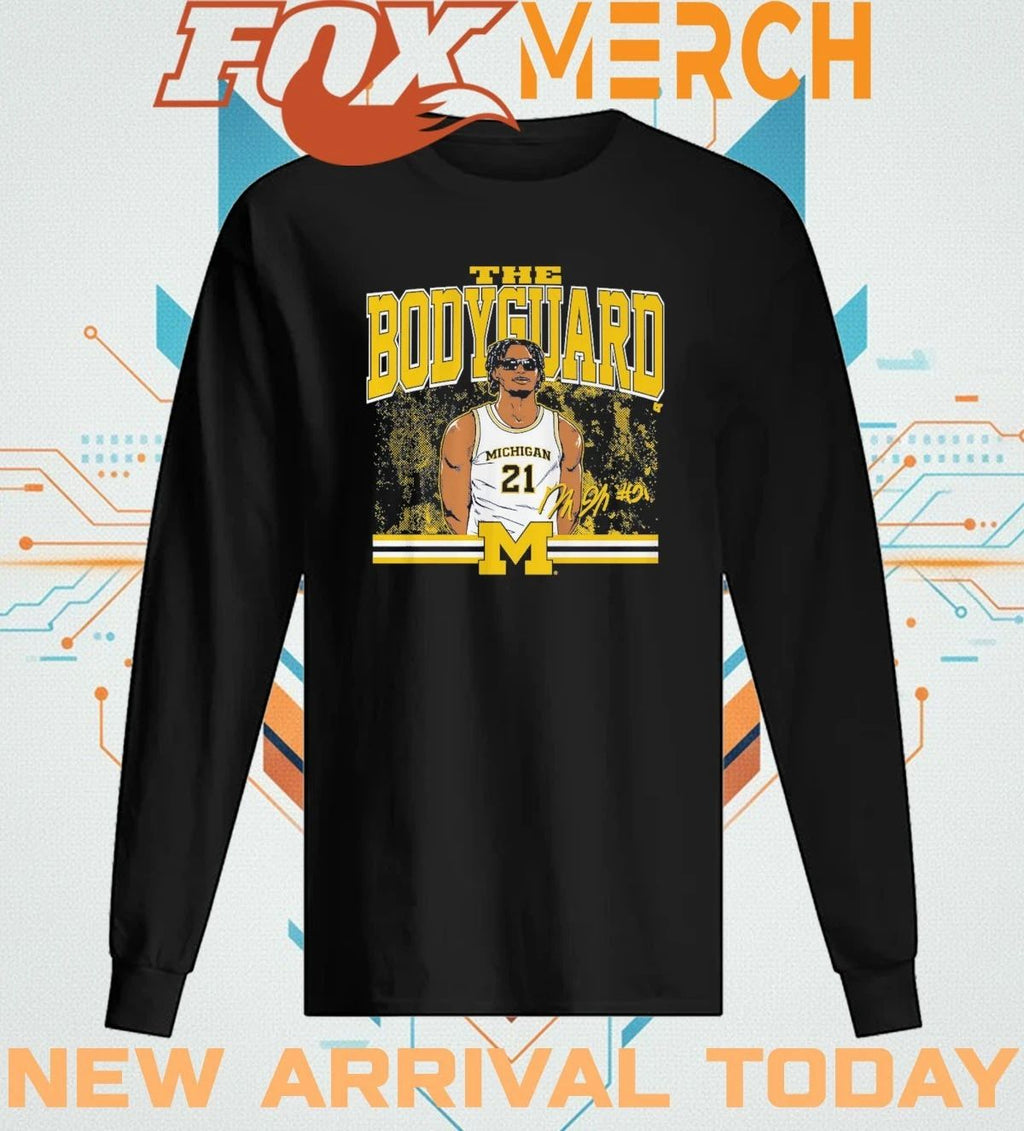 Michigan Wolverines Basketball Morez Johnson Jr. The Bodyguard t-shirt