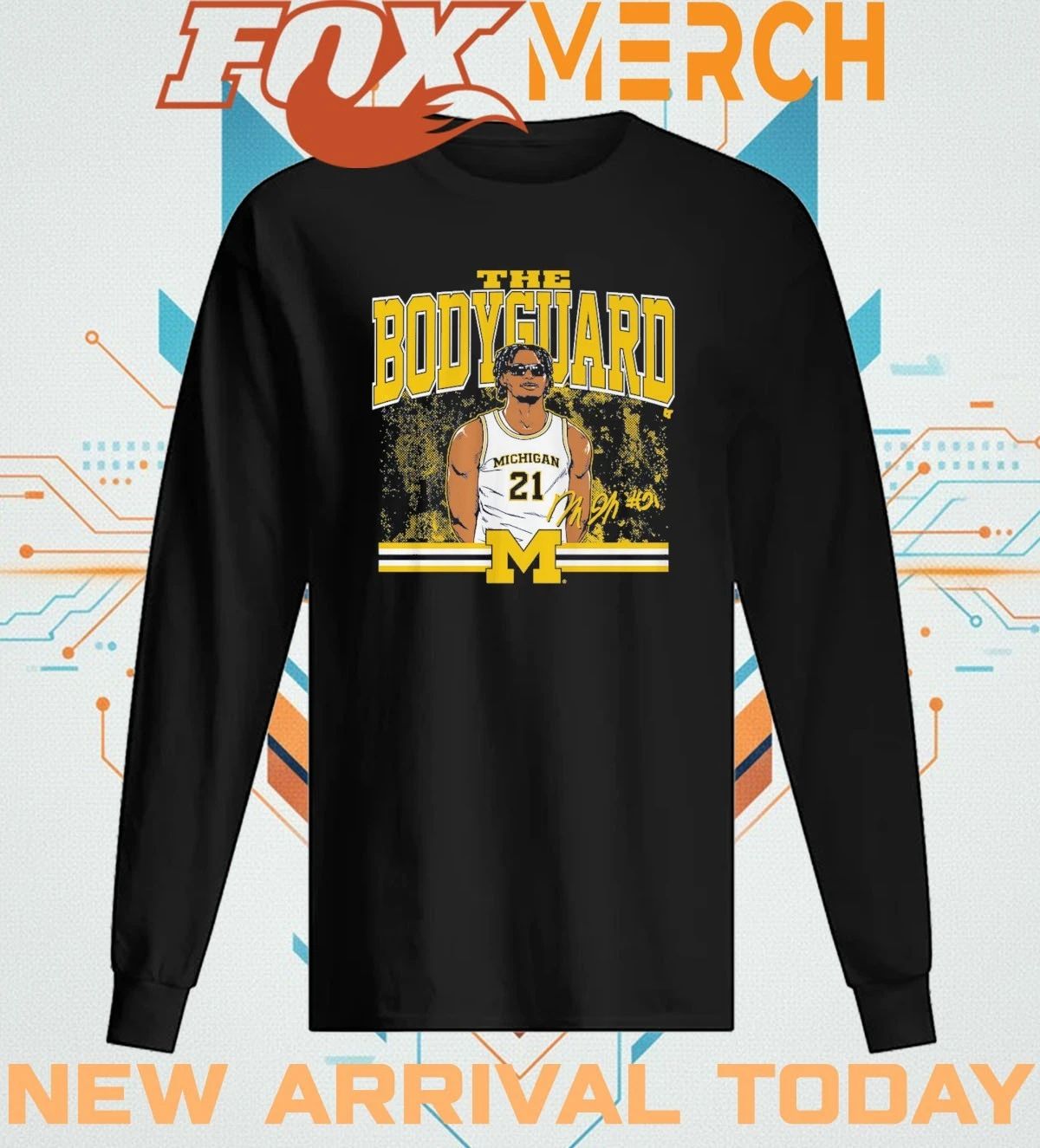 Michigan Wolverines Basketball Morez Johnson Jr. The Bodyguard t-shirt