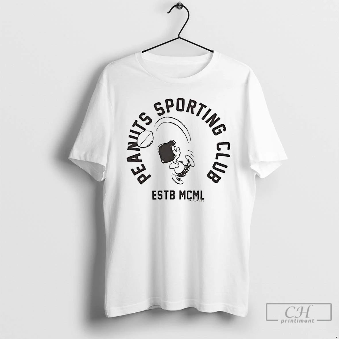 Premium Marcie Peanuts Sporting Club Ringer Estb Mcml T Shirts