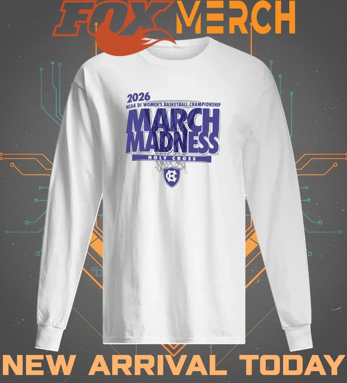 Holy Cross Crusaders 2026 NCAA DI Women’s Basketball Championship March Madness t-shirt