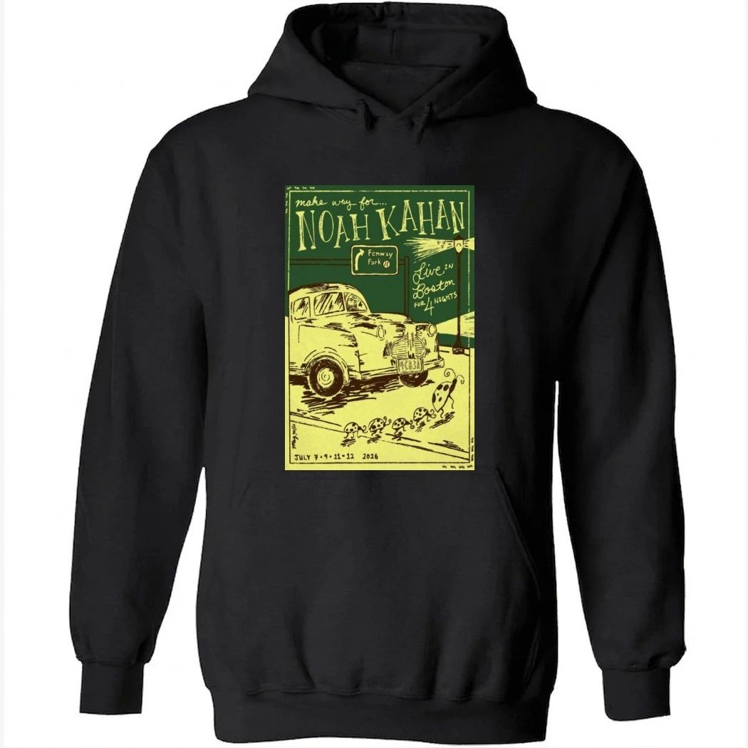 Noah Kahan July 7-12 2026 Fenway Fark Poster Shirt