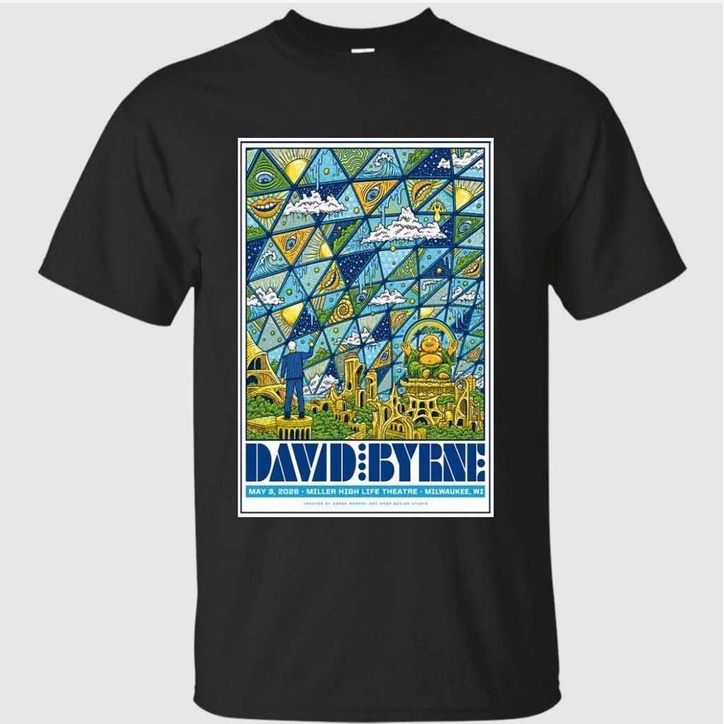 David Byrne World Tour 2026 Milwaukee WI Poster Shirt