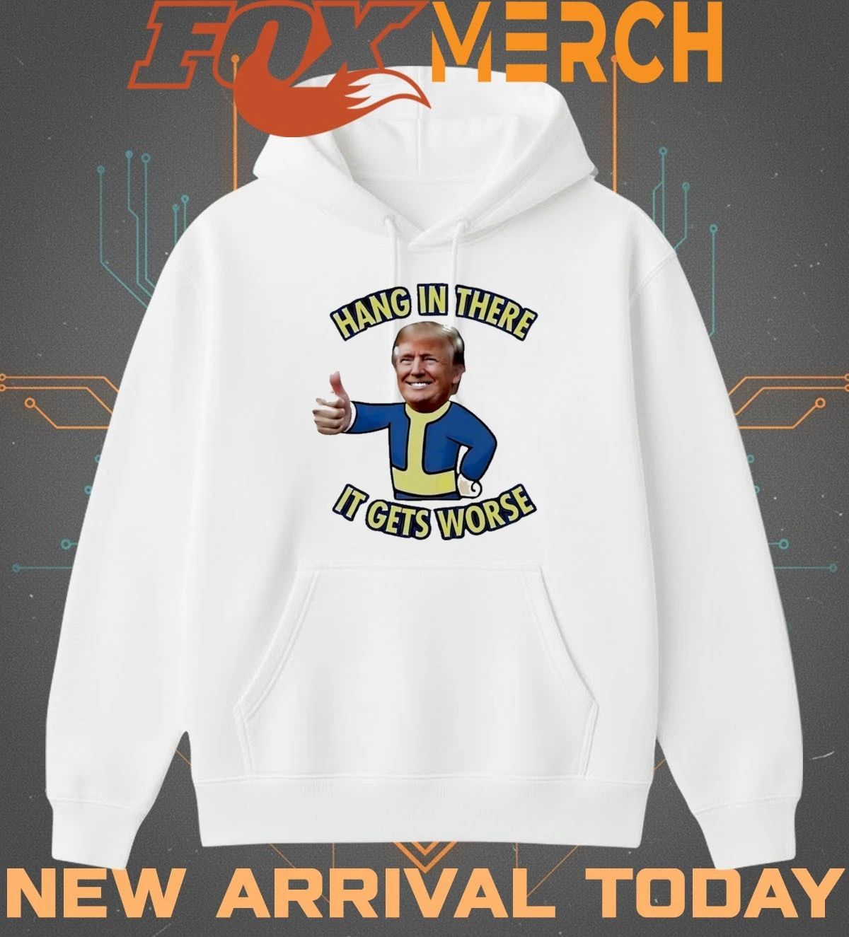 Trump hang in there it gets worse t-shirt