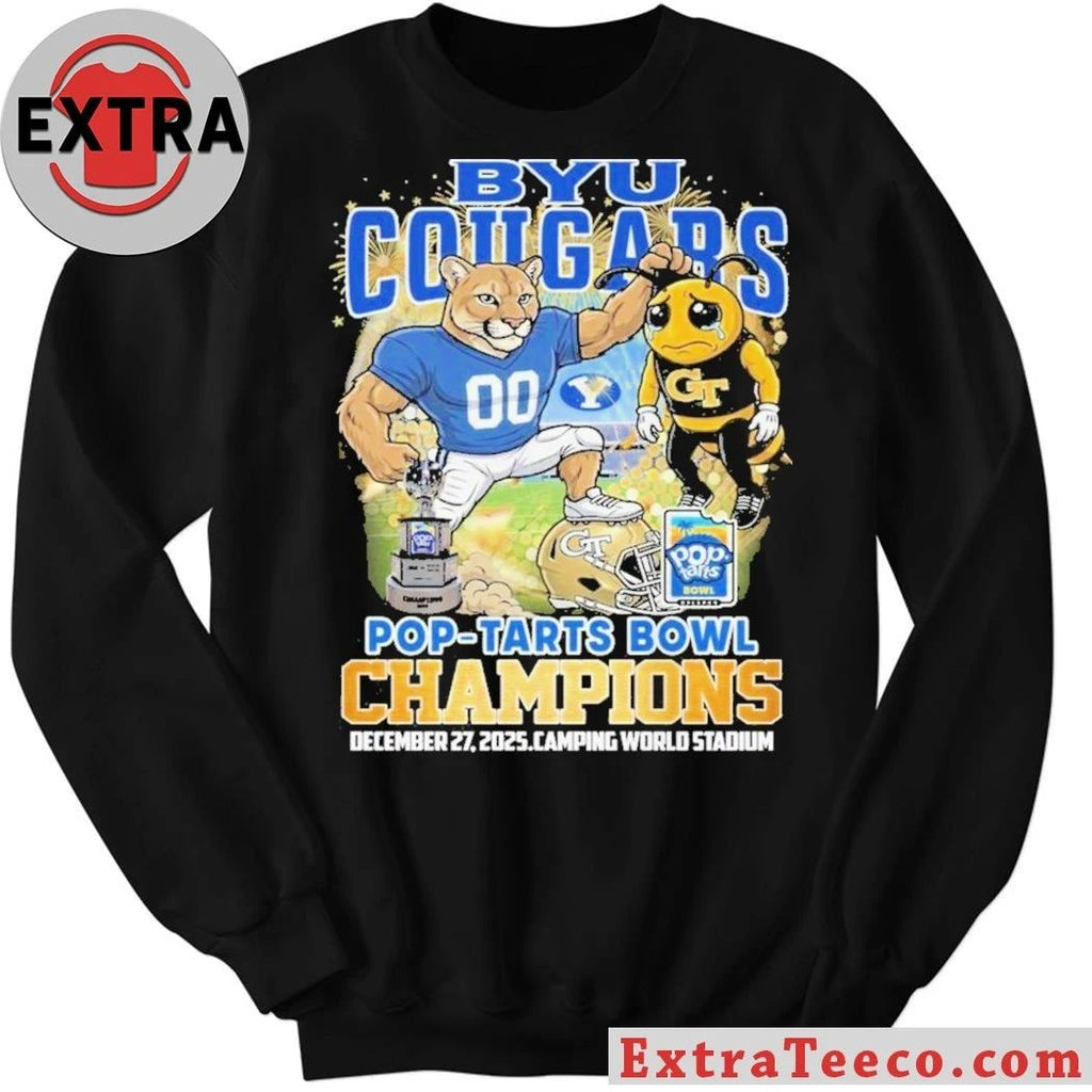 Original Celebrating the BYU Cougars’ victory in the Pop-Tarts Bowl on December 27, 2025 Shirt