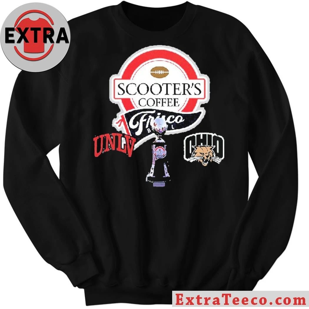 Scooter’s Coffee Frisco Bowl UNLV Rebels Versus Ohio Bobcats Bowl Season College Football 2025 2026 Logo Shirt