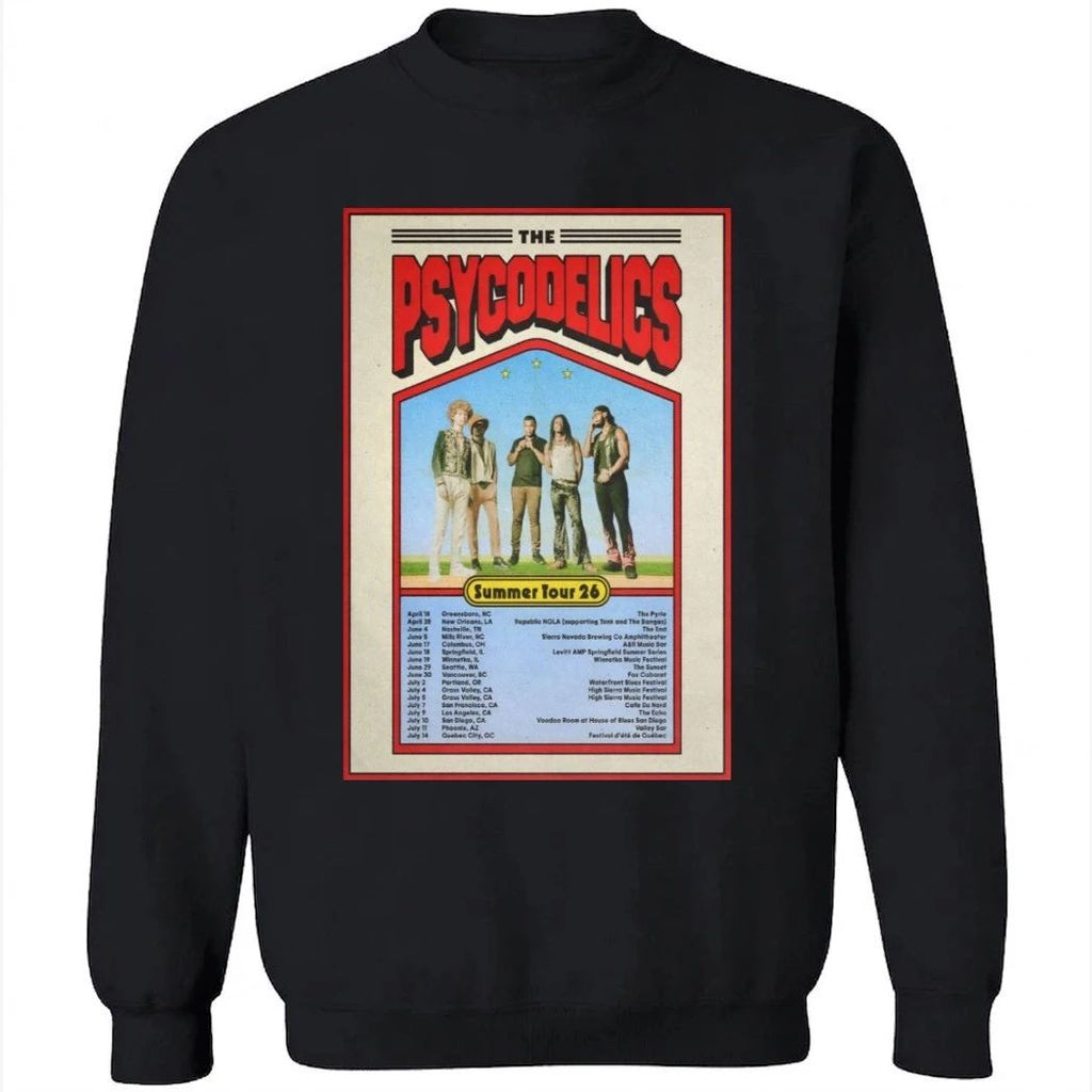 The Psycodelics Summer 2026 Tour Poster Shirt