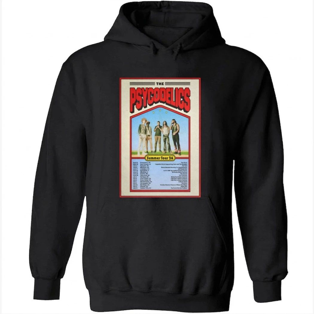 The Psycodelics Summer 2026 Tour Poster Shirt
