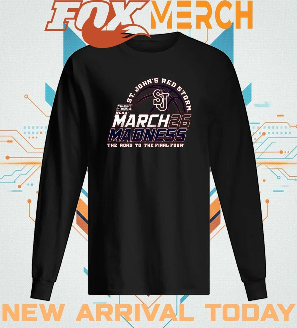 St. John’s University Men’s Basketball 2026 March Madness Bound shirt