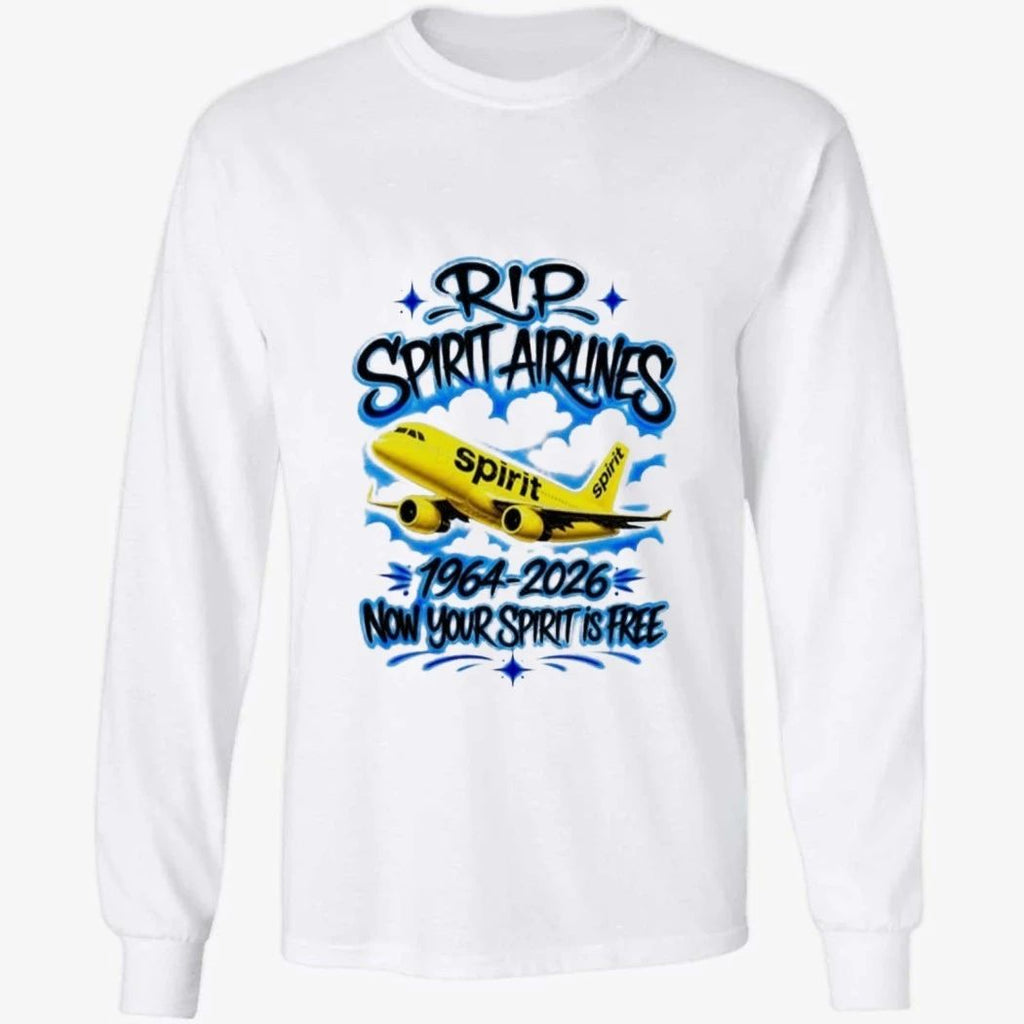 Rip Spirit Airlines 1964 2026 Now Your Spirit Is Free Shirt