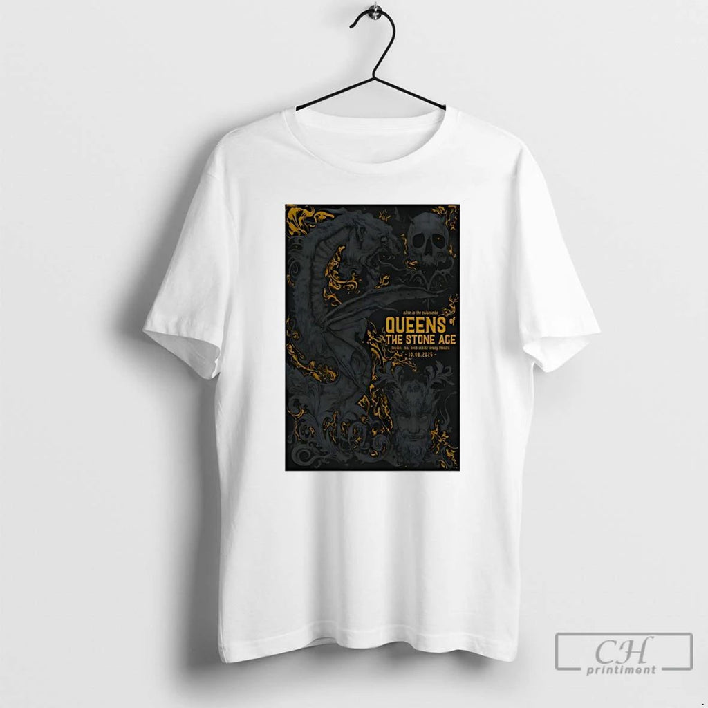 Premium Qotsa Boch Center Wang Theatre Concert Oct 08 2025 T Shirts