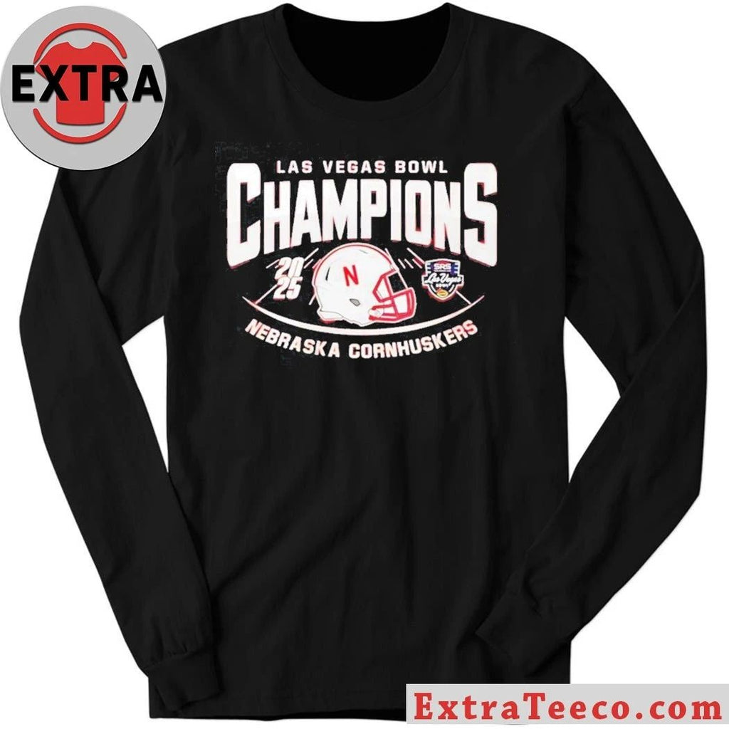 Original Celebrating the Nebraska Cornhuskers’ victory at the 2025 Las Vegas Bowl Logo Shirt