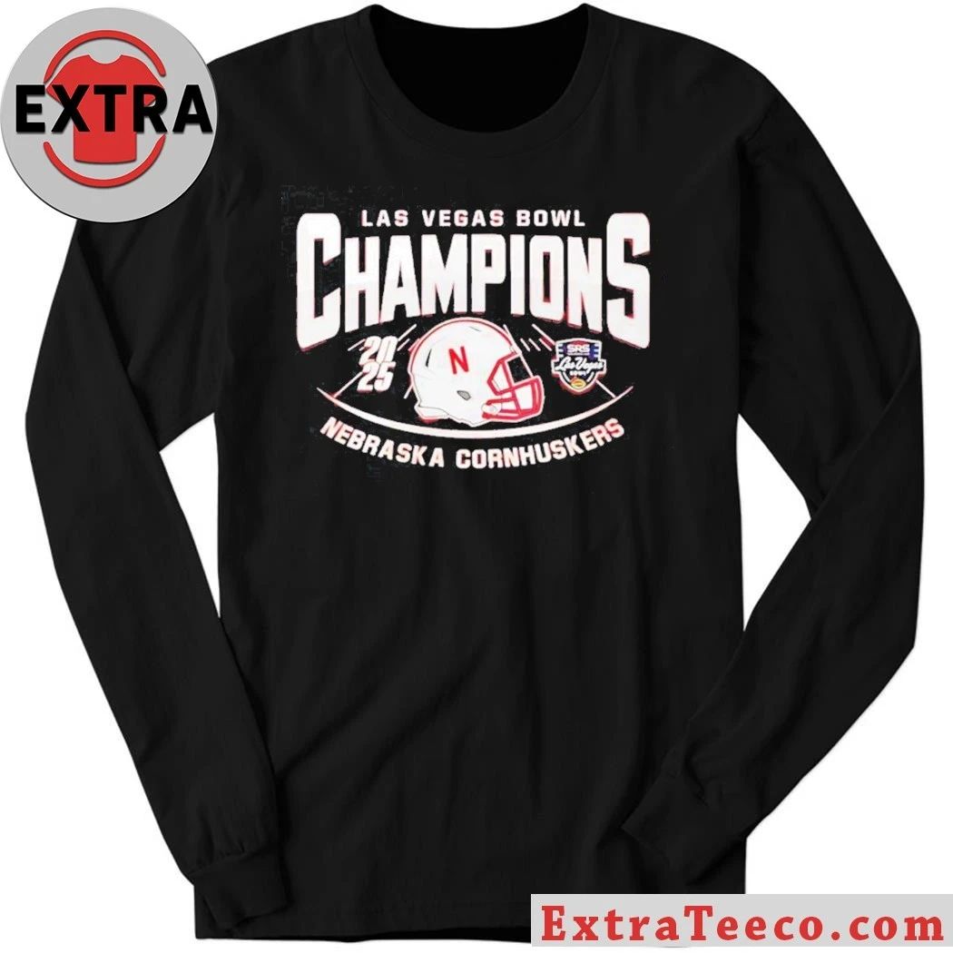 Original Celebrating the Nebraska Cornhuskers’ victory at the 2025 Las Vegas Bowl Logo Shirt